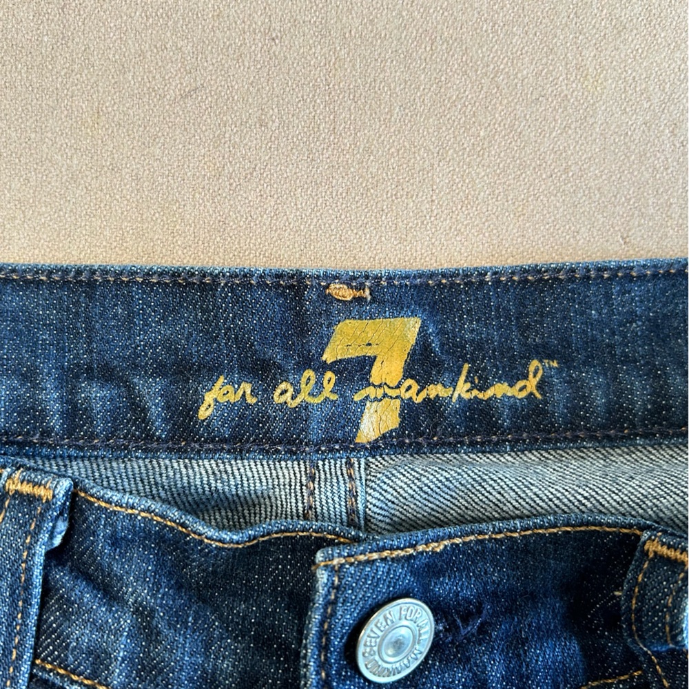 women’s size 26 flare mid rise stretch 7 for all mankind - Picture 4 of 5
